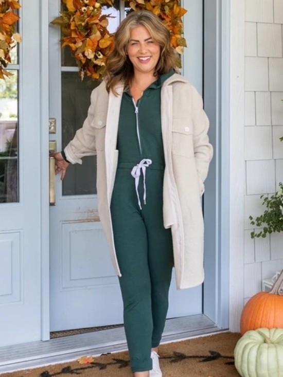 Smash + Tess Pants - Smash+ TessX Jillian Harris Harris Hoodie in Pine Size M